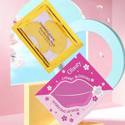 30 Pairs Collagen Lip Masks & Under Eye Mask,Crystal Collagen Eye Patches for Puffy Eyes,Moisturizing& Reducing Fine Lines...