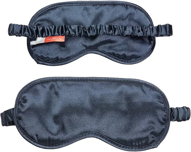 Scented Satin Sleep Mask | Aromatherapy Eye Mask with 4 Soothing Scents (Color Navy/Ocean)… - Product Image