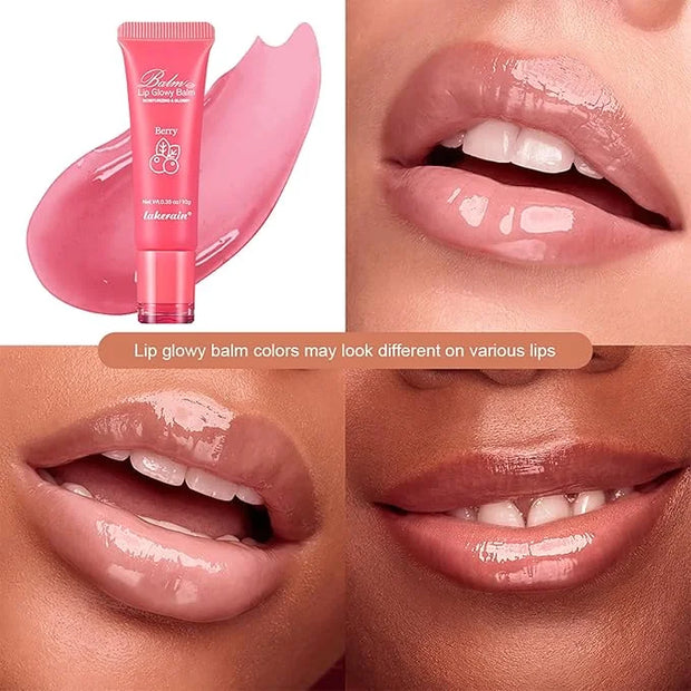 2Pcs Lip Glowy Balm and Lip (Grape)