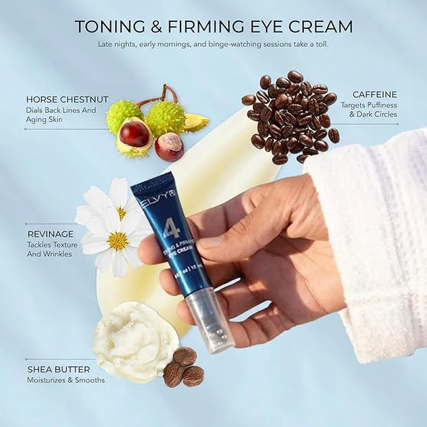 Eye Cream for Men and Women | Hydrating Under Eye brightener for Dark Circles, Puffiness & Wrinkles | Caffeine Eye Cream F...