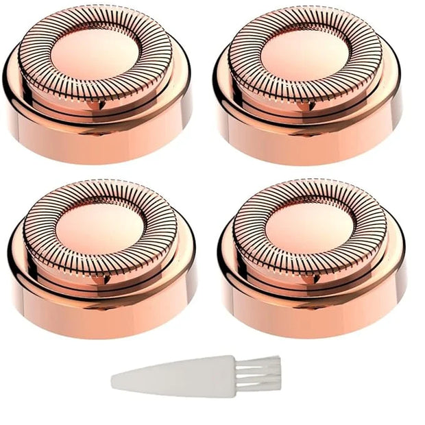Replacement Heads For Finishing Touch Flawless Facial Hair Remover,Women Hair Removal Shaving Head First Generation (4PCS,...