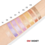 evpct Violet Shimmer Cream Eye Shadow Brightener Sticks Set for Eyes, Violet Shimmery Matte Pencil Eye shadow Applicator S...