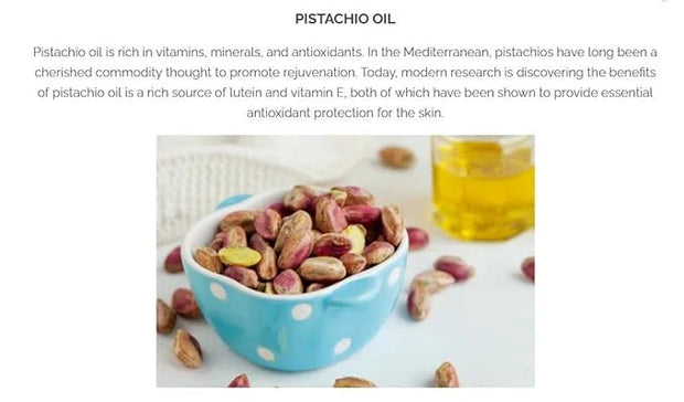 Pistaché Skincare Pistachio Oil 5-Pc Mini Collection (Travel) + Body Butter, Hand Cream, Biscotti Perfume, Eye Cream & Fac...