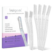 Women’s Dermaplane Razor for Face & Eyebrow - Anti-Cutting Japanese Blades for Eyebrow and Facial Hair Removal, Achieve Si...