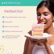 Patchology Eye Want Cake Limited Edition Hydrating & Smoothing Eye Patches – Under Eye Masks for Puffy Eyes, Dark Circles,...