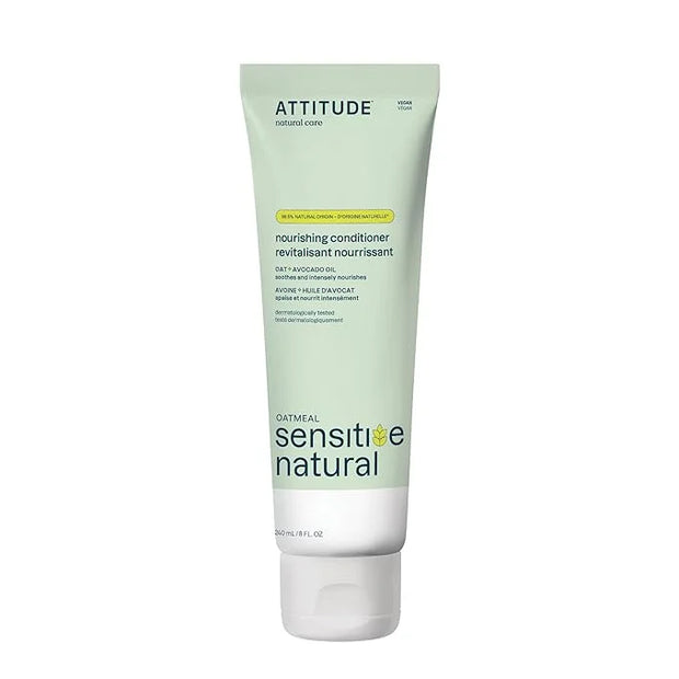 ATTITUDE Hair Conditioner for Sensitive Dry Scalp, Dry and Damaged Hair, Soothing Oat, Naturally Derived Ingredients, Derm...