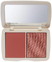 COVER FX Monochromatic Powder Blush Duo - Spiced Cinnamon: Terracotta Flush - Matte + Shimmer Finish - Create Custom, High...