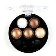Mallofusa 5 Colors Eye Shadow Palette Powder Metallic 7oz