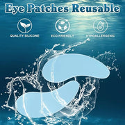 5 Pairs Silicone Under Eye Patches, Reusable Under Eye Mask Pad, Lower Lash Isolation Pads Skin Care Beauty Tool for Reduc...