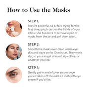 goop Beauty Eye Masks for Puffy Eyes | Under Eye Patches for Dark Circles | VEOCEL Lyocell Masks in Niacinamid Serum | Imp...