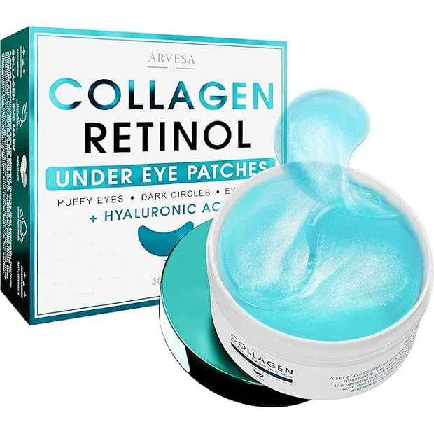 Under Eye Patches For Puffy Eyes And Dark Circles - Retinol Collagen Under Eye Masks - Reduce Wrinkles & Bags - Skin Treat...