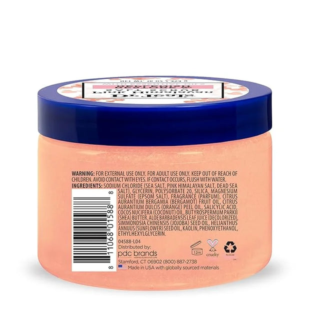 Dr Teal's Pink Himalayan Salt Body Scrub, Restore & Replenish with Pure Epsom Salt & Essential Oils, 16 oz (Pack of 3) - P...