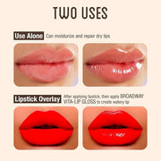 Ruby Kisses Broadway Vita-Lip Clear Lip Gloss (Coconut Oil 12 Pack), Ultra-Hydrating & Soothing Formula with Vitamin Oils,...