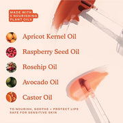 Tower 28 ShineOn Lip Jelly, FIRE, Non-Sticky, Hydrating Vegan Lip Gloss in Sheer Orange, Moisturizing Apricot and Raspberr...