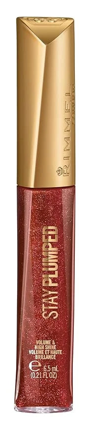Rimmel Stay Plumped Lip Gloss, 760 Bronze Suga, Pack of 1 - Product Image
