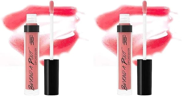 Black Radiance Beyond A Pout Lip Lacquer Lip Gloss, Heat Wave (Pack of 2) - Product Image