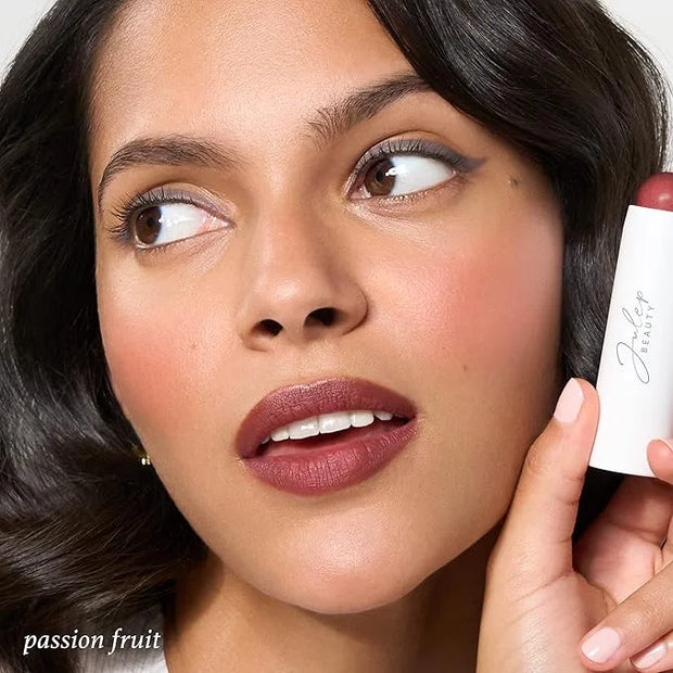 Julep Skip The Brush Cream to Powder Blush Stick - Passion Fruit - Blendable and Buildable Color - 2-in-1 Blush and Lip Ma...