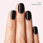 Dashing Diva One Gel Color & Magnetic Topper Duo - 8Ball - Real Black & Iridescent Glitter Topper - 3-in-1 Base Coat, Nail...