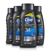 Dial Men Hair + Body Wash, Hydro Fresh, 20 fl oz (Pack of 4) - Product Image