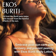 natura - Ekos Buriti Recovery Body Lotion - Skin Protection & Recovery from Sun Exposure Damage - Hydrating - Vegan Skin C...