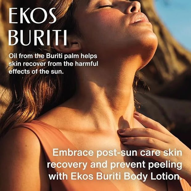 natura - Ekos Buriti Recovery Body Lotion - Skin Protection & Recovery from Sun Exposure Damage - Hydrating - Vegan Skin C...