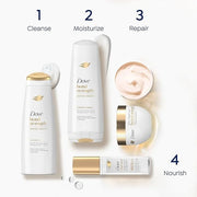 Dove Bond Strength Shampoo & Conditioner Set + Hair Mask Serum Bundle – Bond Repair Treatment for Damaged and Frizzy Hair ...