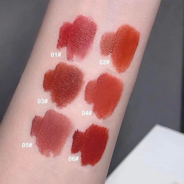 KWOLYKIM Pink Bear Matte Velvet Lip Gloss, Moisture Smooth Lip Glaze Waterproof Long Lasting Lip Stain Cute Beauty Makeup ...