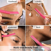Face Razors for Women, Dermaplane Razor for Women Face, Eyebrow Razor, Facial Razors, Dermaplaning Tool, Gentle Skin Exfol...