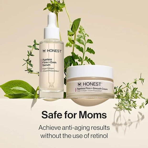 Honest Beauty Ageless Firm and Smooth Cream | Powered by Vegan Collagen and Elastin Polypeptides | Firmer, Smoother Lookin...