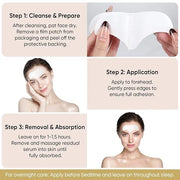 12Pcs Forehead Wrinkle Patches for Women, Hydrolyzed | Collagen | Vitamin E | Aloe Vera to Reduce Wrinkles Forehead Wrinkl...