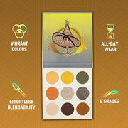 Juvia's Place Palette The Nomad - Marigold, Shimmering