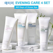 Ato-my Evening Care 4 set - Evening Care Foam Cleanser + Deep Cleanser + Peeling Gel + Peel-Off Mask - Product Image