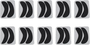 10 Pairs Half Moon Shaped Reusable Under Eye Pads for Eyelash Extension Excellent Silicone Under Eye Pads for Lash Extensi...