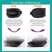 Bucky 40 Blinks No Pressure Printed Eye Mask for Travel & Sleep, Nouveau, One Size - Product Image