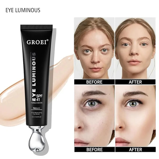 Luminous Eye Corrector Spf 41,Under Eye Concealers For Dark Circles, Luminous Eye Corrector for Puffiness and Bags Under E...