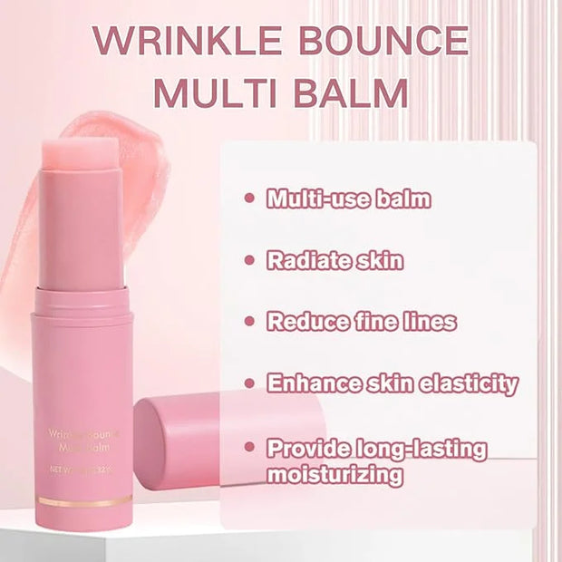 Wrinkle Bounce Multi Balm - Under Eye Cream - All-In-One Hydrating Balm Eye Stick & Moisture Ba lm Stick - Wrin kle Cream ...