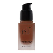 e.l.f. Flawless Satin Foundation, Lightweight & Medium Coverage, Semi-Matte Finish, Vegan & Cruelty-Free, Truffle, 0.68 Fl...