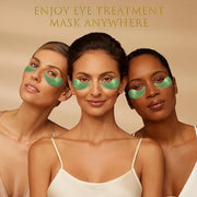 Green Seaweed Eye Mask– 60 Pcs - Gold Under Eye Mask Retinol & Collagen - Puffy Eyes and Dark Circles Treatments – Look Yo...
