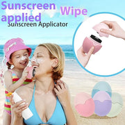 Sunscreen Applicator - Single Purple - BPA-Free Refillable Roll on Sponge Sunscreen, Suncream & Lotion Applicator For Kids...