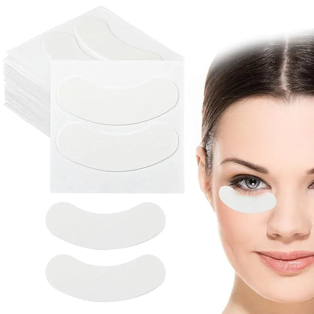 100 Pcs Natural Anti-sensitive Foam Eye Patches Under Eye Pads Eyelash Extensions Supplies Kit Beauty Tools No Tape Needed...