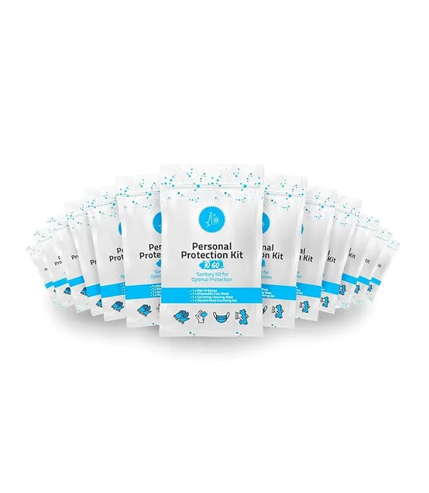 4 Item All-In-One Personal protection Kit - 10 PACK - Product Image