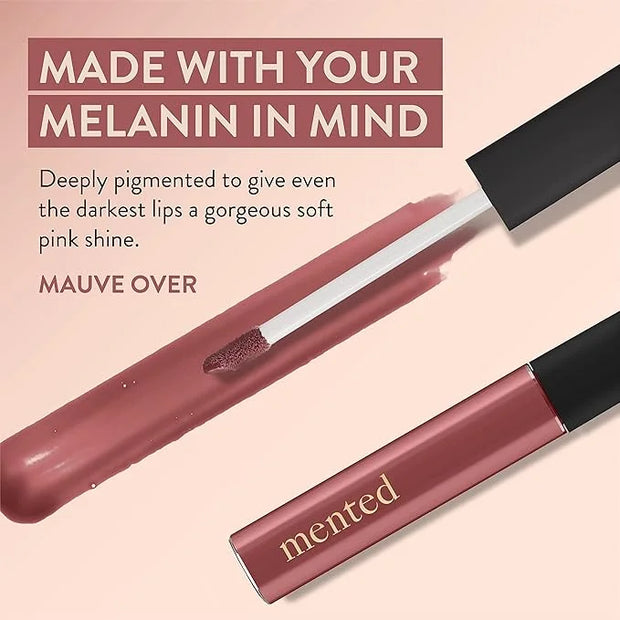 Mented Cosmetics Lip Gloss for Women Tinted Lip Balm Stain, Long Lasting Buildable Moisturizing Lipgloss Lipstick Topper, ...