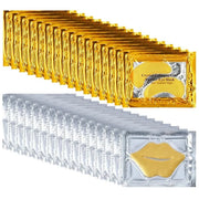 32 Pairs Eye Masks & Lip Mask, 24K Collagen Under Eye Patches for Dark Circles and Puffy Eyes, Reduce Lip Wrinkles, Anti C...