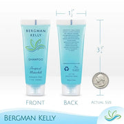 BERGMAN KELLY Round Hotel Soap Bars, Shampoo & Conditioner 3-Piece Set (1 oz each, 150 pc total, Tropical Waterfall), Deli...