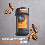 DOVE MEN + CARE Antiperspirant 3 Pack Rustic Sandalwood Deodorant for Men 2.7oz - Product Image