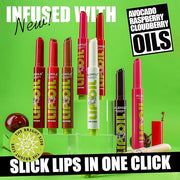 3 Colors Fat Lip Oil, Click Slick Moisturizing and Long-lasting Lip Balm, Non-stick and High Pigment Lip Glow Oil, Lightwe...