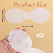 Non-Woven Eye Care Patches Paper, 100 Pieces Disposible Eye Mask Paper Cotton Spa Eyes Care Sheets Pads DIY Skincare Eyes ...