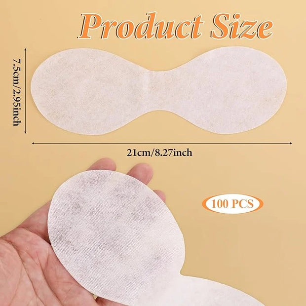Non-Woven Eye Care Patches Paper, 100 Pieces Disposible Eye Mask Paper Cotton Spa Eyes Care Sheets Pads DIY Skincare Eyes ...