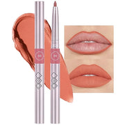 evpct Silky Smooth Lip Liner Pencil Retractable, Orange Red Lip Liner Creamy Long-Lasting Formula for Precision Contouring...