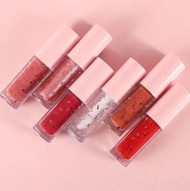 R.Y.M Pack of 12 Pcs Matte, Natural, Moisturizing, Plumper Lip Gloss Sets, Liquid Stick Set Long Lasting for Lip Color, Mi...